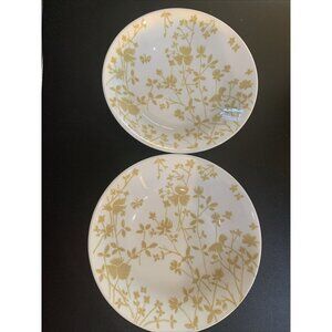 2 Golden Meadow Sheffield Ironstone 5.75” Fruit/Dessert Bowls EUC MADE IN USA